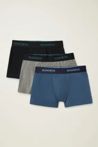 3er-Pack superweiche Unterwäsche: Bonobos Trunks & Boxershorts