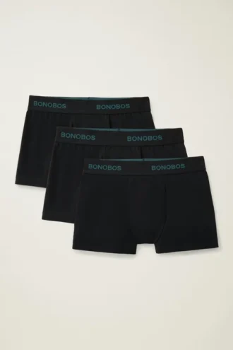 3er-Pack superweiche Unterwäsche: Bonobos Trunks & Boxershorts