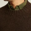 Alpaka-Wollpullover mit Rundhalsausschnitt Alpaka-Wollpullover mit Rundhalsausschnitt