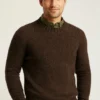 Alpaka-Wollpullover mit Rundhalsausschnitt Alpaka-Wollpullover mit Rundhalsausschnitt