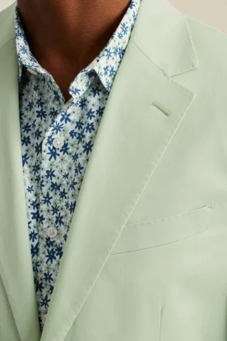 Anzugjacke aus italienischer Stretch-Baumwolle
