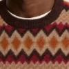 Argyle Fair Isle Rundhalspullover Argyle Fair Isle Rundhalspullover