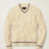 Baumwoll-Kaschmir-Cricket-Pullover Baumwoll-Kaschmir-Cricket-Pullover