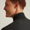 Baumwoll-Kaschmir-Jacke mit durchgehendem Reißverschluss Baumwoll-Kaschmir-Jacke mit durchgehendem Reißverschluss