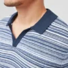 Baumwoll-Kaschmir-Polo mit Johnny-Kragen Baumwoll-Kaschmir-Polo mit Johnny-Kragen