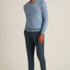Baumwoll-Kaschmir-Pullover mit Rundhalsausschnitt Baumwoll-Kaschmir-Pullover mit Rundhalsausschnitt