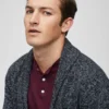 Baumwoll-Kaschmir-Schal-Strickjacke Baumwoll-Kaschmir-Schal-Strickjacke