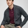 Baumwoll-Kaschmir-Schal-Strickjacke Baumwoll-Kaschmir-Schal-Strickjacke