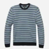 Baumwoll-Leinen-Pullover mit Rundhalsausschnitt Baumwoll-Leinen-Pullover mit Rundhalsausschnitt
