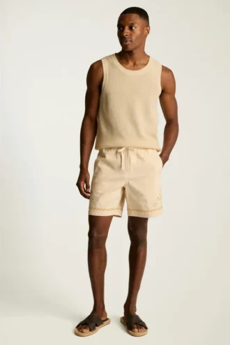 Baumwoll-Mesh-Pullover-Tanktop