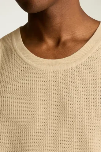 Baumwoll-Mesh-Pullover-Tanktop