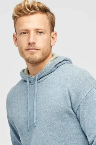 Baumwoll-Poncho-Hoodie