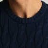 Baumwollpullover mit Zopfmuster von Bonobos | In Italien gewebter Winter-Style Baumwollpullover mit Zopfmuster von Bonobos | In Italien gewebter Winter-Style