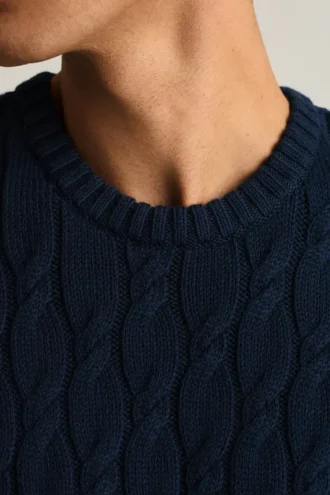 Baumwollpullover mit Zopfmuster von Bonobos | In Italien gewebter Winter-Style