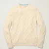 Baumwollpullover mit Zopfmuster von Bonobos | In Italien gewebter Winter-Style Baumwollpullover mit Zopfmuster von Bonobos | In Italien gewebter Winter-Style