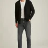Baumwollstrickjacke