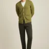 Baumwollstrickjacke