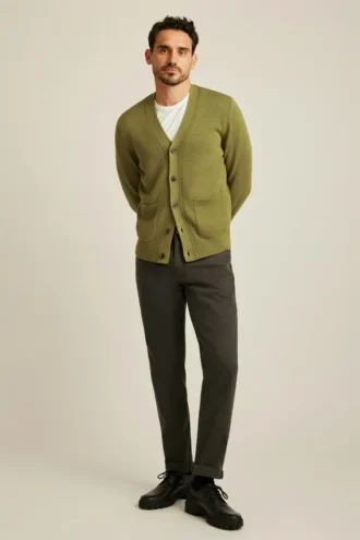 Baumwollstrickjacke
