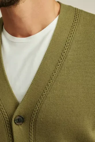 Baumwollstrickjacke