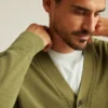 Baumwollstrickjacke