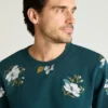 Bestickter French-Terry-Kragen Bestickter French-Terry-Kragen