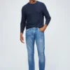 Bio-Jeans mit festem Webrand Bio-Jeans mit festem Webrand