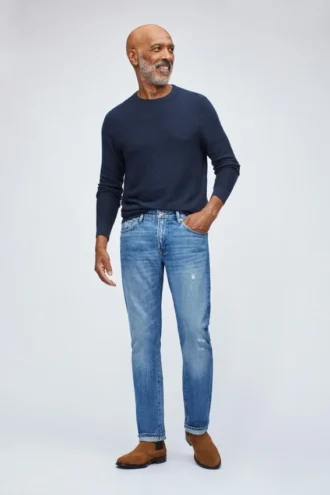 Bio-Jeans mit festem Webrand