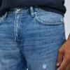 Bio-Jeans mit festem Webrand Bio-Jeans mit festem Webrand
