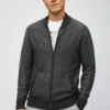Bomber-Pullover aus Baumwolle und Kaschmir Bomber-Pullover aus Baumwolle und Kaschmir