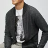 Bomber-Pullover aus Baumwolle und Kaschmir Bomber-Pullover aus Baumwolle und Kaschmir