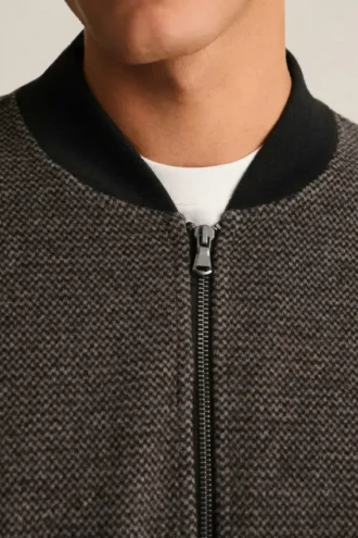 Bomberjacke aus Wollmischung