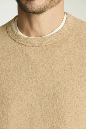 Bouclé-Baumwollpullover