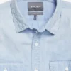 Chambray-Hemd mit Knopfleiste