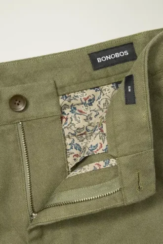Chino aus gebürstetem Twill