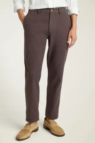 Chino aus gebürstetem Twill