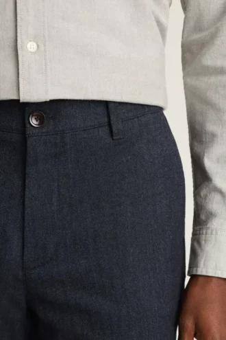 Chino-Hose mit Fischgrätenmuster für Herren von Bonobos | Weiches, gebürstetes Flanell-Gefühl