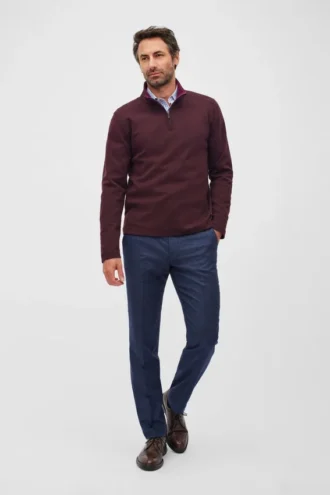 Daily Grind Fleece-Pullover mit halbem Reißverschluss