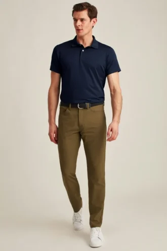 Das Performance Golf Shirt: Einfarbig & Gestreift