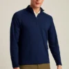 Das Playthrough Performance Golf-Shirt mit halbem Reißverschluss Das Playthrough Performance Golf-Shirt mit halbem Reißverschluss