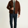 Deckjacke aus italienischer gebürsteter Wolle Deckjacke aus italienischer gebürsteter Wolle
