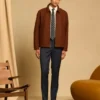 Deckjacke aus italienischer gebürsteter Wolle Deckjacke aus italienischer gebürsteter Wolle