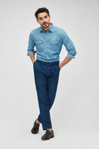 Denim-Western-Hemd
