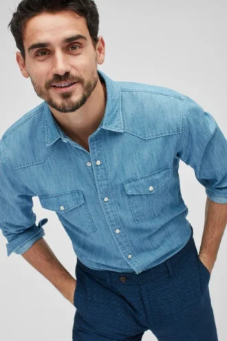 Denim-Western-Hemd