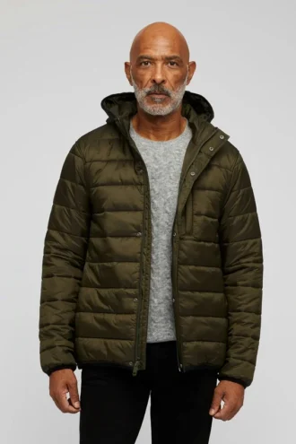 Der gesteppte Puffer-Parka