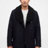 Der Peacoat aus Wolle und Kaschmir Der Peacoat aus Wolle und Kaschmir