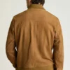 Die Bomberjacke aus Wildleder Die Bomberjacke aus Wildleder