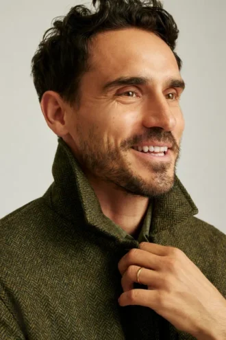 Die britische Tweed-Arbeitsjacke Die britische Tweed-Arbeitsjacke
