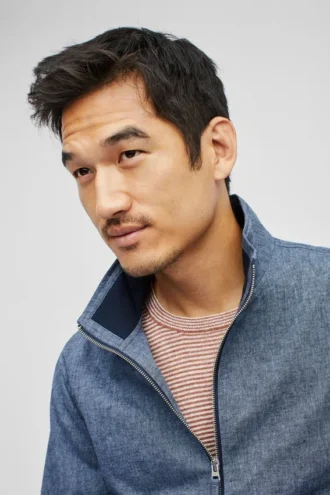 Die Chambray-Bomberjacke