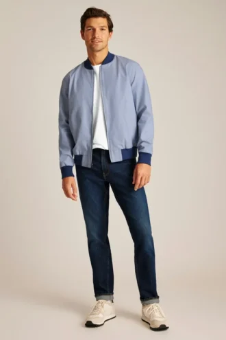 Die Chambray Boulevard Bomberjacke