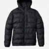 Die Daunenjacke mit Kapuze Die Daunenjacke mit Kapuze